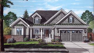 Front Rendering by DFD House Plans